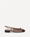 Valentino Valet Du Roi Ballerinas In Brown