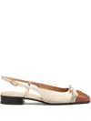 Valentino Valet Du Roi Slingback Flats In Neutrals