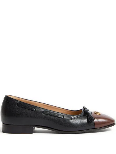 Valentino Garavani Valet Du Roi Ballet Flats In Black