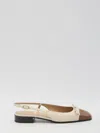 Valentino Slingback Ballerinas In White