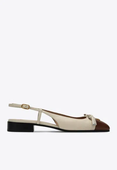 VALENTINO GARAVANI VALET DU ROI SLINGBACK FLATS