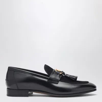 Valentino Garavani Vaniteux Loafer In Calfskin And Split Leather