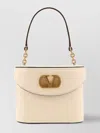 Valentino Vanity Leather Shoulder Bag In Neutral