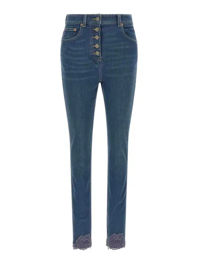 Valentino Vaqueros Rectos - Azul In Blue