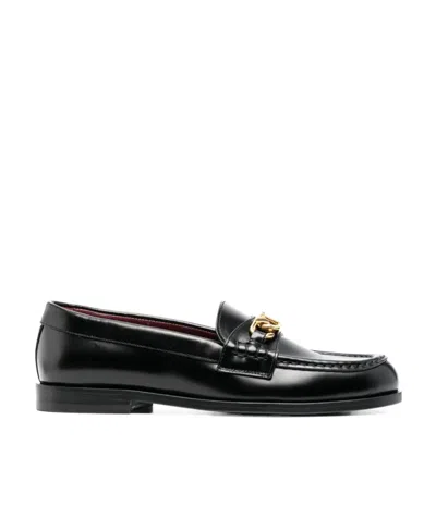 VALENTINO GARAVANI VALENTINO	VLOGO CHAINED SLIP-ON LOAFERS