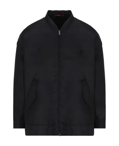 VALENTINO VALENTINO ZIP-UP LONG-SLEEVED JACKET