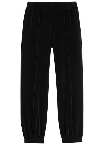 VALENTINO VALENTINO VELOUR SWEATPANTS