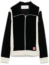 Valentino Velvet Track Jacket In Black
