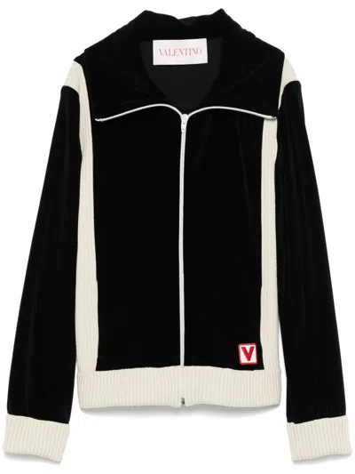 VALENTINO VELVET TRACK JACKET