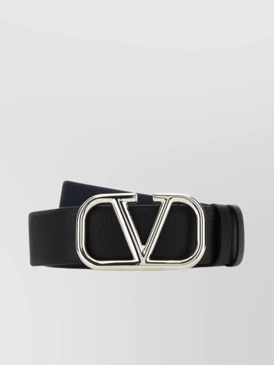 Valentino Garavani Versatile Reversible Vlogo Leather Belt