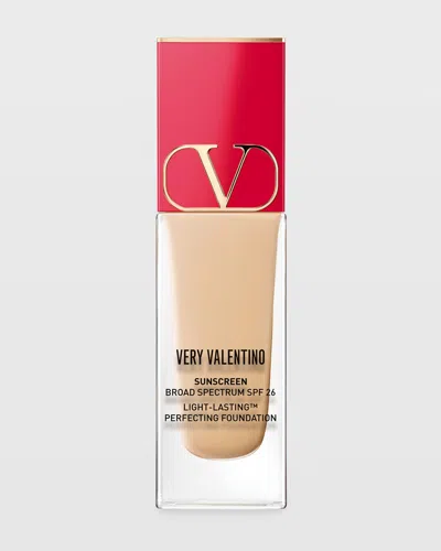 Valentino Very  24 Hour Wear Liquid Foundation, .85 Oz. In Neutral