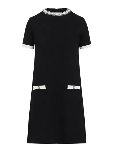 Valentino Vestido Corto - Gris