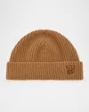 Valentino Garavani Vg Embroidered Wool Knit Beanie