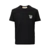 Valentino Garavani Men `vltn` Print Regular T-shirt In Black