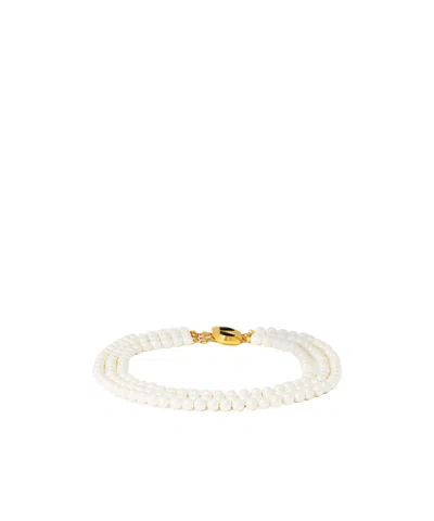 Valentino Garavani Vg Perla Necklace In White