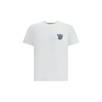 Valentino Cotton T-shirt With Vg Patch In White