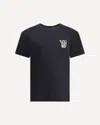 Valentino Garavani Men `vltn` Print Regular T-shirt In Black