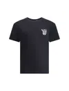 Valentino Garavani Men `vltn` Print Regular T-shirt In Black