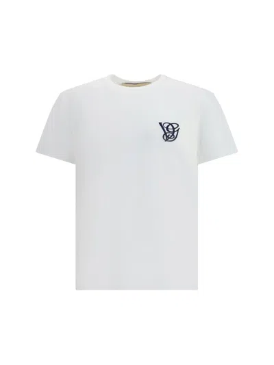 Valentino Cotton T-shirt With Vg Patch In White
