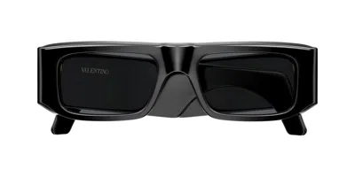 Valentino Vg0005s 001 Women's Sunglasses  Size 52 In Black