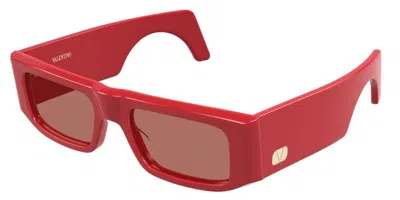 Valentino Vg0005s 003 Women's Sunglasses Red Size Standard