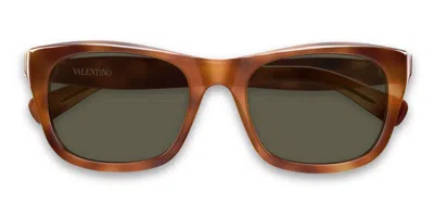 Valentino Garavani Vg0013sk Tortoise In Brown