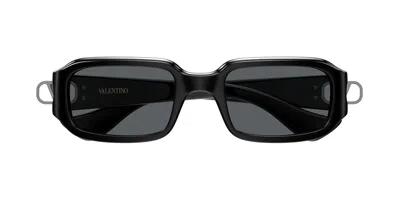 Valentino Vg0016s 001 Women's Sunglasses  Size 53 In Black