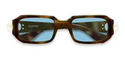 Valentino Garavani Vg0016s Tortoise In Blue