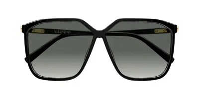 Valentino Vg0025s 001 Women's Sunglasses  Size 59 In Black