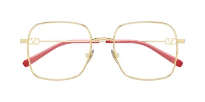 Valentino Garavani Vg0030o 003 Women's Glasses  Size 53 - Free Lenses - Blue Light Block Available In Gold