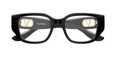 Valentino Garavani Vg0037oa Asian Fit 001 Women's Glasses  Size 53 - Free Lenses - Blue Light Block Available In Black