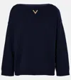 Valentino 'oversized Cashmere In Blau