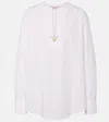 VALENTINO VGOLD COTTON POPLIN TOP