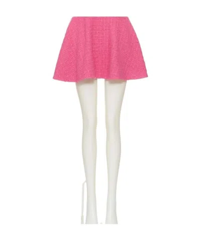 Valentino Vgold Flared Skirt In Pink