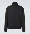 Valentino Garavani Turtleneck Zip Polyester Sweatshirt In Black