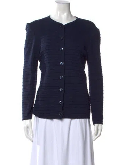 Pre-owned Valentino Vintage 1970's Sweater In Blue
