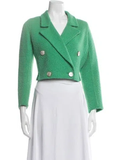 Pre-owned Valentino Vintage 1980's Blazer In Green