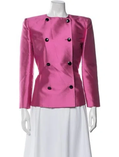 Pre-owned Valentino Vintage 1980's Blazer In Pink