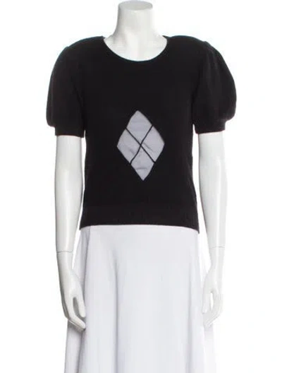 Pre-owned Valentino Vintage 1980's Sweater In Black