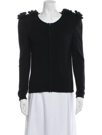 Pre-owned Valentino Vintage 1980's Sweater In Black