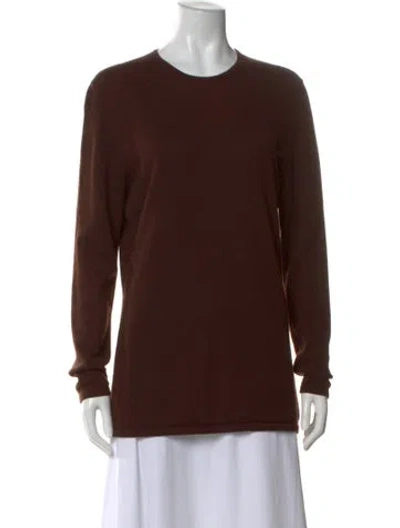 Pre-owned Valentino Vintage 1980's Sweater In Brown