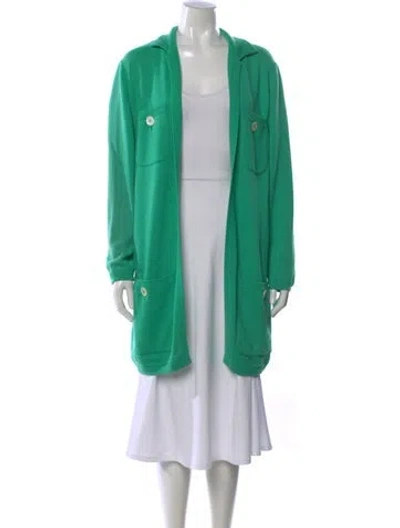 Pre-owned Valentino Vintage 1980's Sweater In Green
