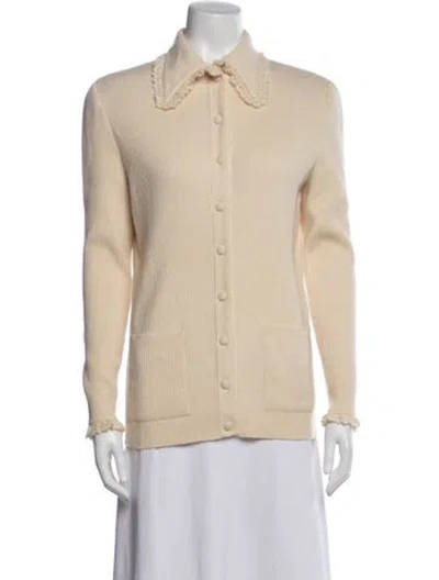 Pre-owned Valentino Vintage 1980's Sweater In Neutrals