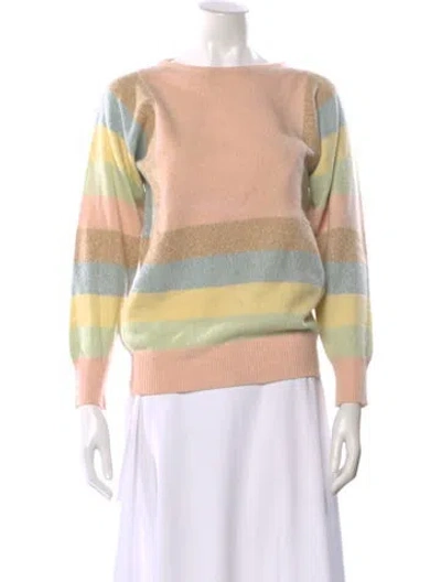 Pre-owned Valentino Vintage 1980's Sweater In Pink