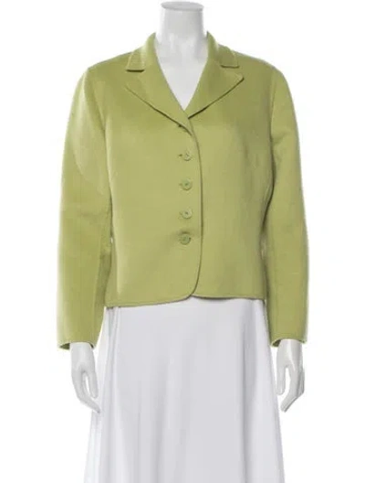 Pre-owned Valentino Vintage 1990's Blazer In Green