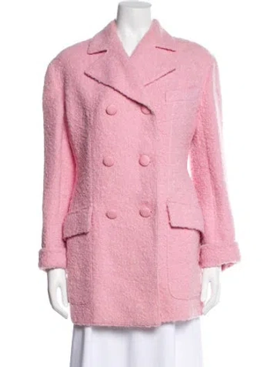 Pre-owned Valentino Vintage 1990's Coat In Pink