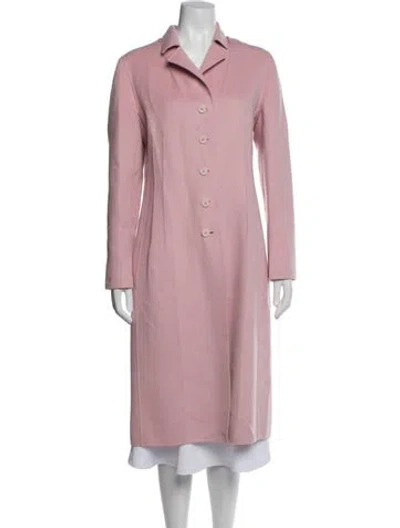 Pre-owned Valentino Vintage 1990's Coat In Pink