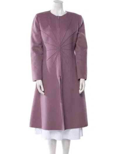 Pre-owned Valentino Vintage 1990's Coat In Purple