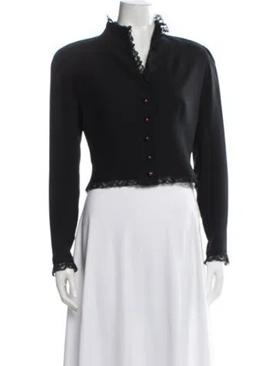 Pre-owned Valentino Vintage 1990's Jacket In Black