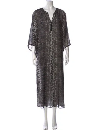 Pre-owned Valentino Vintage 1990's Nightgown W/ Tags In Grey